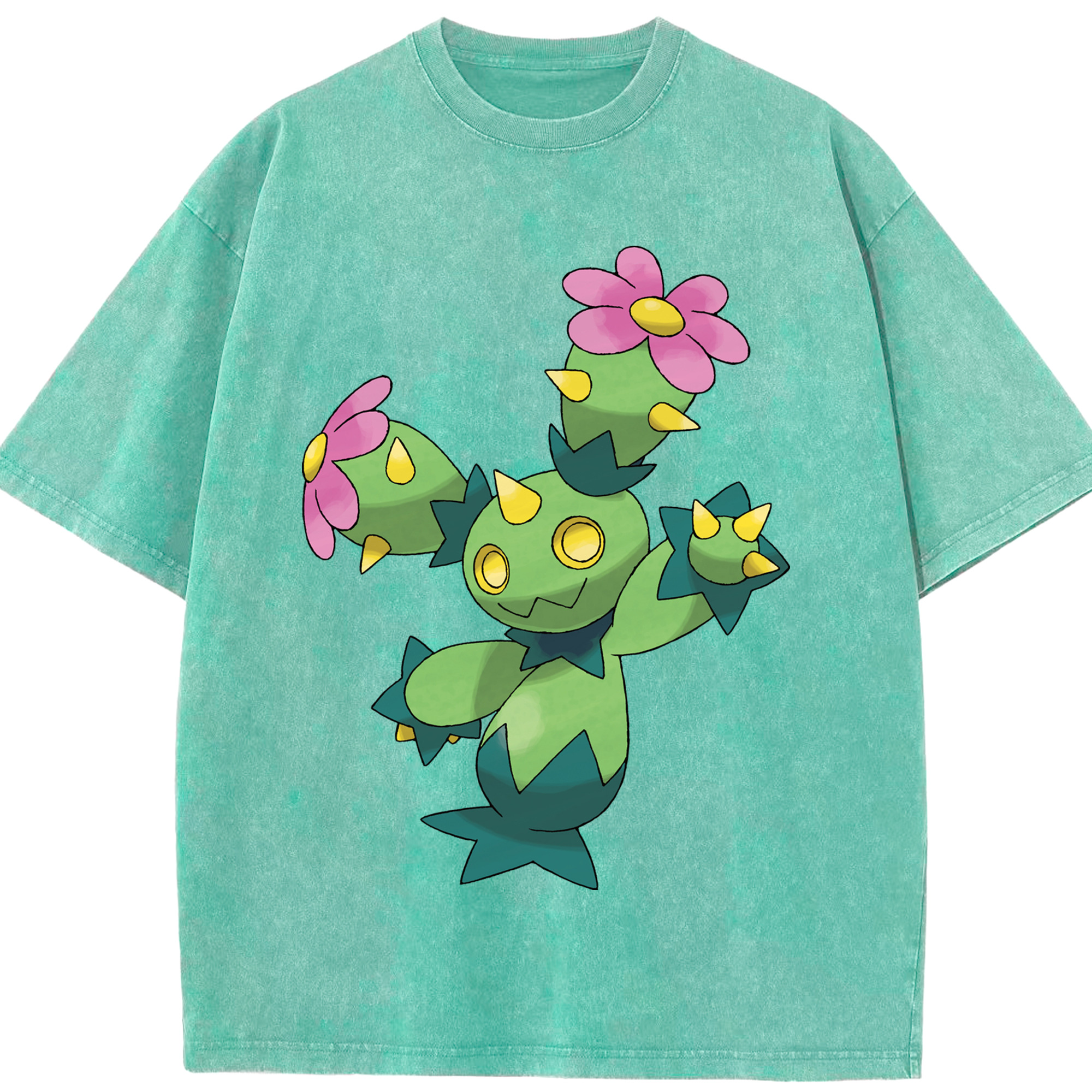 （画像用） ポケットモンスター Pokémon 綿100% ヴィンテージ風 半袖Tシャツ（フロントプリント）